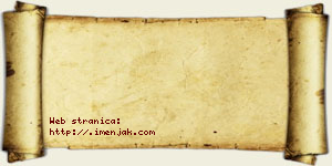 Jana Nerić vizit kartica